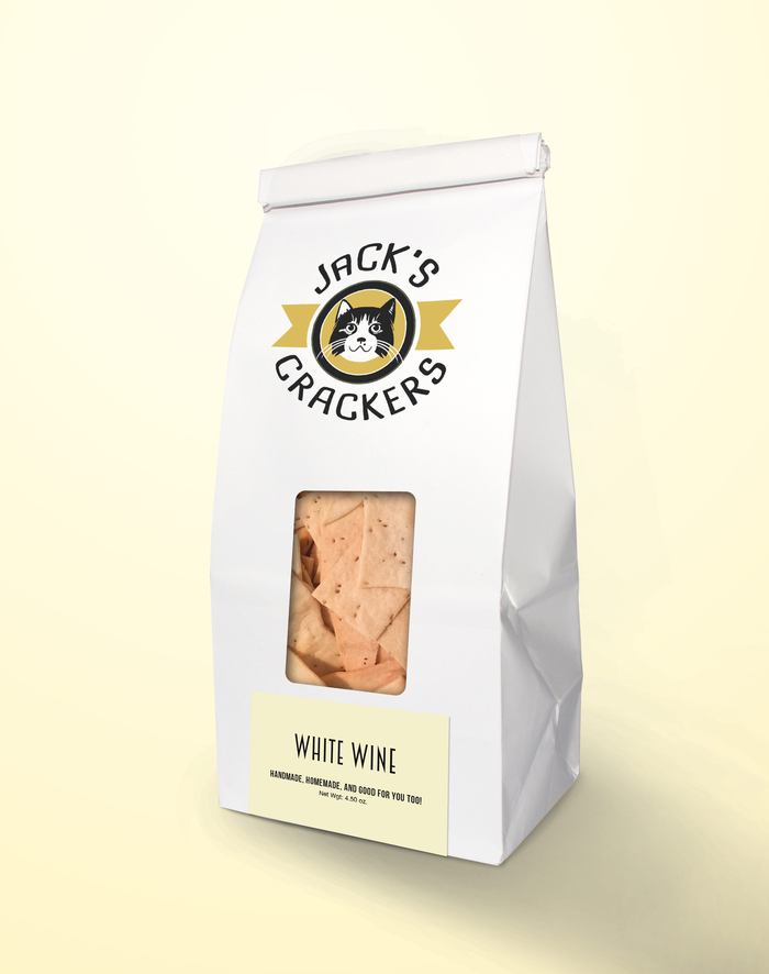 White Wine Crackers bag