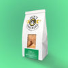 Dill flavored crackers in a white bag with Jack's Crackers logo on a green background.