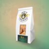 Spicy chocolate mint crackers in a white package with Jack's Crackers logo.